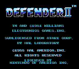 Defender II (USA)
